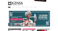 Desktop Screenshot of kznsagallery.co.za