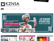 Tablet Screenshot of kznsagallery.co.za